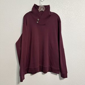 Tommy Bahama Martinique Shawl Sweater Rum Berry Purple Extra Large XL